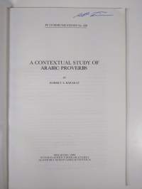 A contextual study of Arabic proverbs
