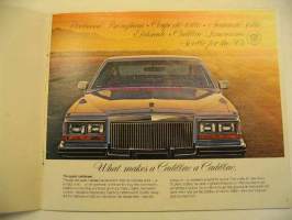 Cadillac 1980 myyntiesite