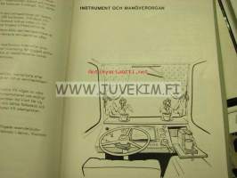 Kockums tipptruck 424-425 Instruktionsbok -käyttöhjekirja ruotsiksi