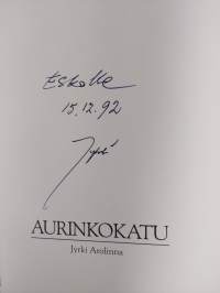 Aurinkokatu (signeerattu)