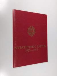 Sotatieteen laitos 1925-1975