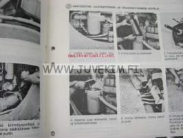 Caterpillar D6 Traktori power shift (liitteenä D4 ja D7 traktorien voiteluainetaulukot) sarjanumerot: 47J1-, 56J1-, 24U1-, 69J1-, 10K1-, 69U1-voitelu-