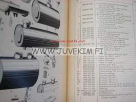 Sachs Stamo 161, 201 Ersatzteile-Liste nr 431.6/6 -varaosaluettelo
