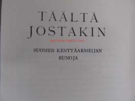 Täältä jostakin - Suomen kenttäarmeijan runoja