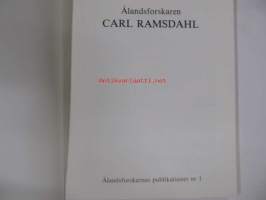 Ålandsforskaren Carl Ramsdahl
