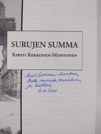 Surujen summa (signeerattu, tekijän omiste)