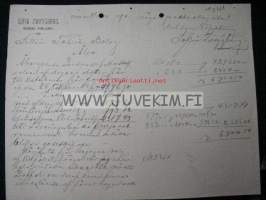 Sofia Zweygberg Wiipuri 31.3.1890 -asiakirja