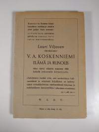 Tuli ja tuhka : runoja
