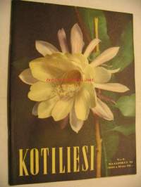 Kotiliesi 1959 nr 6, näin eletään Hämeessä: Reino ja Anni Pekosen puutarhaliike Peko Jalkarannassa, sähköasentaja Kaarlo Lumistola ja Irja Lumistola, radio