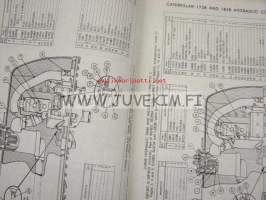 Caterpillar 173B &amp; 183B Hydraulic controls (serial numbers 59P1, 60P1 -up) parts book -varaosaluettelo
