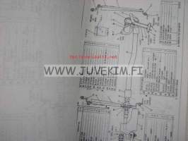 Caterpillar 140 &amp; 143 Hydraulic Controls serial numbers 18X1-up parts book -varaosaluettelo