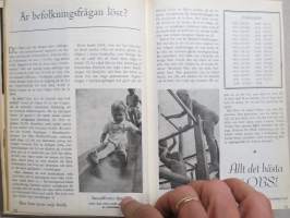 OBS! 1944 inbunden årgång -ruotsalainen ajankohtaislehti, artikkeleita monilta eri elämänalueilta, sota ja sen kulku merkittävine hahmoineen, pilapiirroksia, ym.