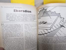 OBS! 1944 inbunden årgång -ruotsalainen ajankohtaislehti, artikkeleita monilta eri elämänalueilta, sota ja sen kulku merkittävine hahmoineen, pilapiirroksia, ym.