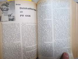 OBS! 1944 inbunden årgång -ruotsalainen ajankohtaislehti, artikkeleita monilta eri elämänalueilta, sota ja sen kulku merkittävine hahmoineen, pilapiirroksia, ym.