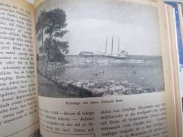 OBS! 1944 inbunden årgång -ruotsalainen ajankohtaislehti, artikkeleita monilta eri elämänalueilta, sota ja sen kulku merkittävine hahmoineen, pilapiirroksia, ym.
