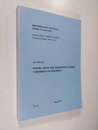 Papers from the eighteenth Finnish Conference of Linguistics