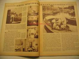 Kotiliesi 1959 nr 19,3.10.1959, Pähkinä-talo suunnittelija K. Rautkari, Näin eletään Satakunnassa, Ryhti, Kotiapteekki, Silakkaa 7 tavalla, Hän ei ole naimisissa, ym