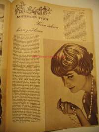 Kotiliesi 1959 nr 19,3.10.1959, Pähkinä-talo suunnittelija K. Rautkari, Näin eletään Satakunnassa, Ryhti, Kotiapteekki, Silakkaa 7 tavalla, Hän ei ole naimisissa, ym