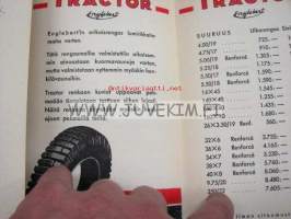 Englebert renkaat Ambassador Tractor A.D. hinnasto nr 1 kesäkuu 1935 -myyntiesite