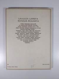 Lauluja Lapista - runoja Ruijasta