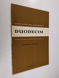 Duodecim lääketieteellinen aikakauskirja - hakemisto 1964-1966