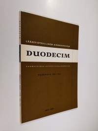 Duodecim lääketieteellinen aikakauskirja - hakemisto 1961-1963