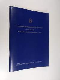 Valtakunnalliset maanpuolustuskurssit : Kurssit 101-110 (Aakkosellinen hakemisto kursseista 1-110)