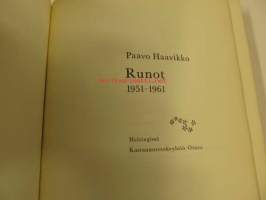 Runot 1951-1961 ( Paavo Haavikko )