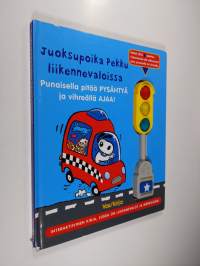 Juoksupoika pekku liikennevaloissa