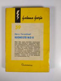 Huoneisto n:o 15 : salapoliisiromaani