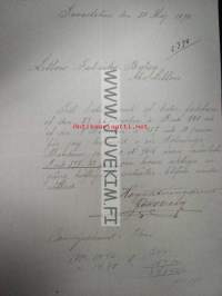 Tavastehus 30.5.1890 - dokument, asiakirja