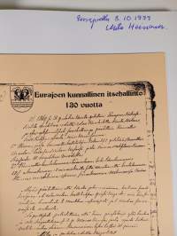 Tällai me om päätett : 130 vuotta kunnallista itsehallintoa Eurajoella (signeerattu)