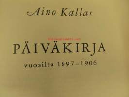 Päiväkirja vuosilta 1897-1906