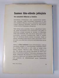 Suomen liike-elämän johtajisto - sen sosiaalinen liikkuvuus ja koulutus