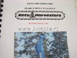 Keto-1000 series 2000 harvesters spare parts catalog -varaosakirja