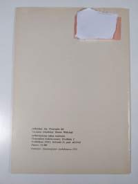 Yleisradion julkaisusarja 4/1971 : Suullinen viestintä