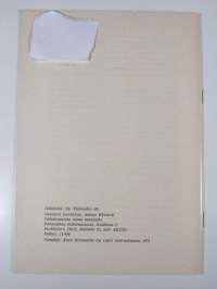 Yleisradion julkaisusarja 3/1973 : Luova kirjoittaminen