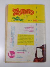 El Zorro del Castelrey n:o 1/1971 : Miehet rautaa - luodit lyijyä