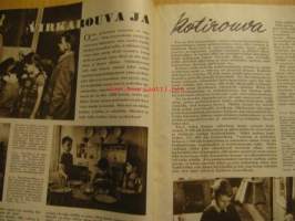 Kotiliesi 1950 nr 12 Kansikuva Martta Wendelin - Juhannus, Virkarouva ja kotirouva, Piha-aita esittäytyy monessa asussa, Paras mansikkahillo, Ajankuvaa 1950, ym.