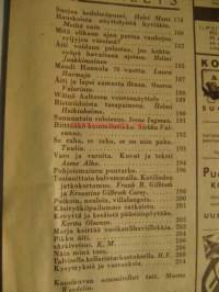Kotiliesi 1950 nr 6 (Kansi Martta Wendelin, tyttö ja pajunkissat), Kohtusyöpä, Mandi Hannula 70 vuotta, Ajankuvaa kevät 1950, Varo ja varoita lapsia...
