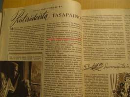 Kotiliesi 1950 nr 6 (Kansi Martta Wendelin, tyttö ja pajunkissat), Kohtusyöpä, Mandi Hannula 70 vuotta, Ajankuvaa kevät 1950, Varo ja varoita lapsia...