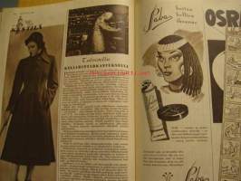 Kotiliesi 1950 nr 6 (Kansi Martta Wendelin, tyttö ja pajunkissat), Kohtusyöpä, Mandi Hannula 70 vuotta, Ajankuvaa kevät 1950, Varo ja varoita lapsia...