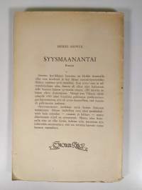Syysmaanantai : runoja