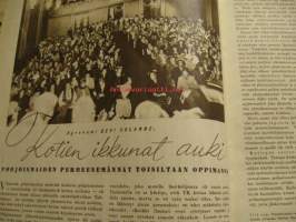 Kotiliesi 1948 nr 15-16 (kansikuva Martta Wendelin), Suomalaisia emäntiä: Ilmi Patajoki Jämsästä, puvun allekin kaunista, päiväkoti äidin apu