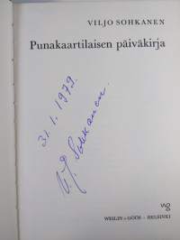 Punakaartilaisen päiväkirja (signeerattu)