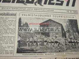 Satakunnan Urheiluviesti 15.9.1955