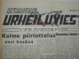 Satakunnan Urheiluviesti 20.4.1955
