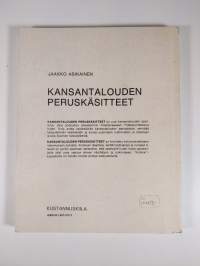 Kansantalouden peruskäsitteet