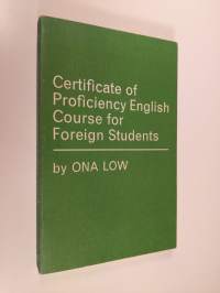 Certificate of Proficiency English Course for Foreign Students