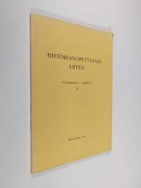Historianopettajain liitto vuosikirja I